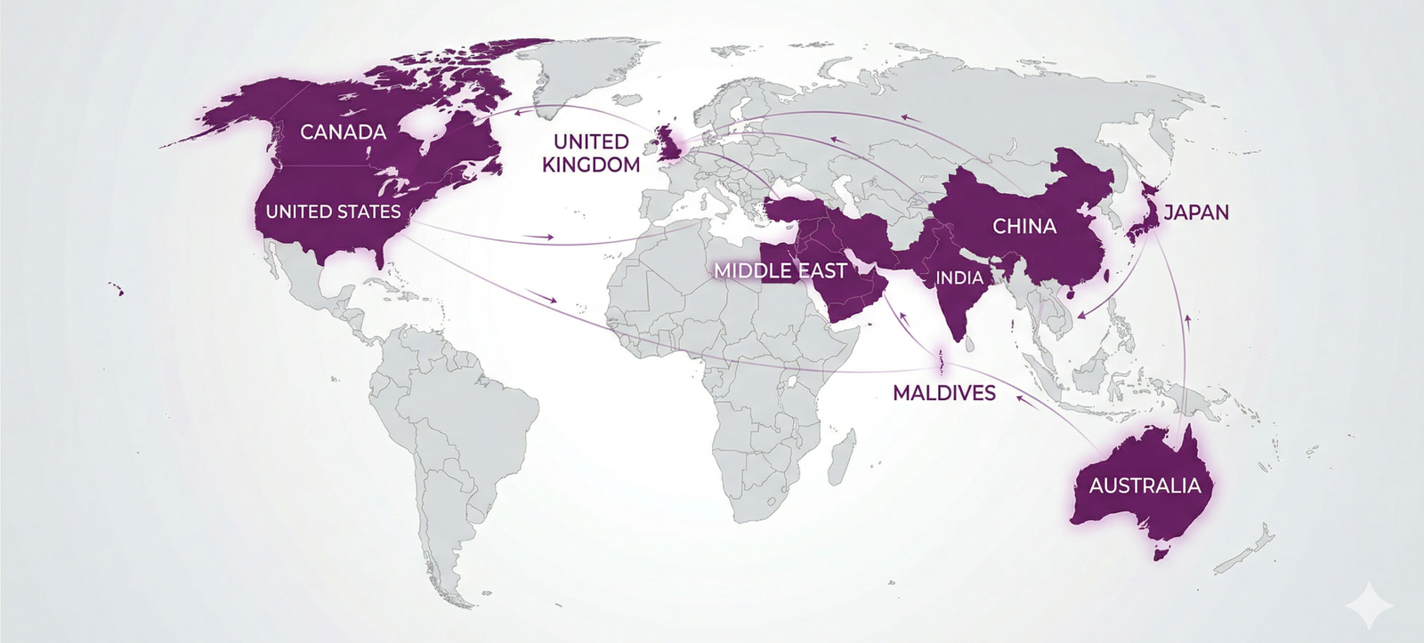 Techromz Worldwide Network Map